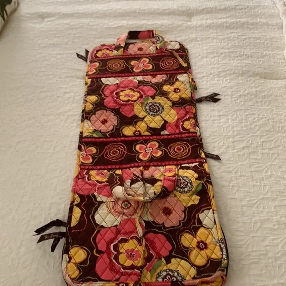 Vera Bradley Cosmetic Bag-Winter Buttercup - Picture 2 of 3